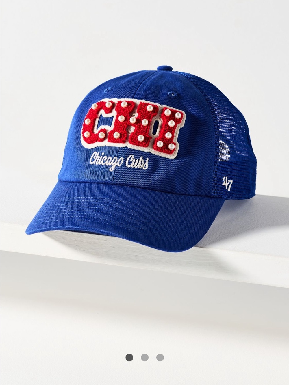 Anthropologie Chicago Cubs Baseball Hat NWT